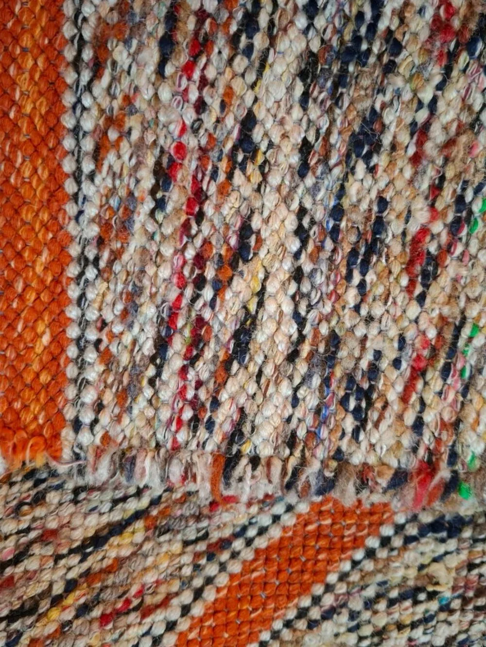 Vintage Woven Toss Scatter Rug Grandma's House 55